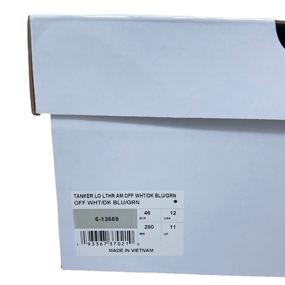 Ellesse Men’s Tanker LO LTHR AF Off White Athletic Sneakers Lace Up Shoes New - Picture 14 of 14